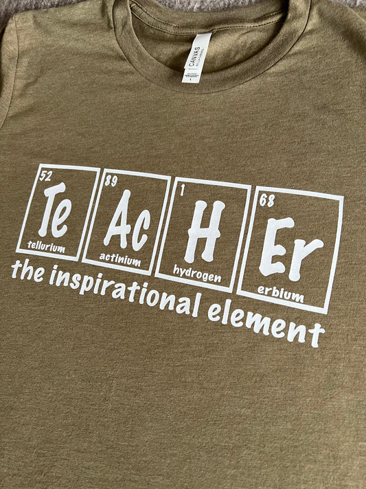 Teacher elements shirt