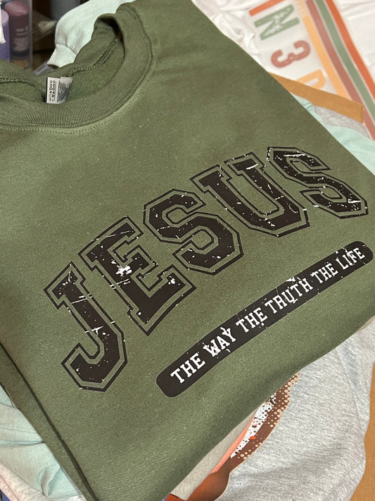 JESUS crewneck